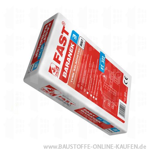 Fast Baranek weiĂź Scheibenputz 2mm 2.5mm 3mm